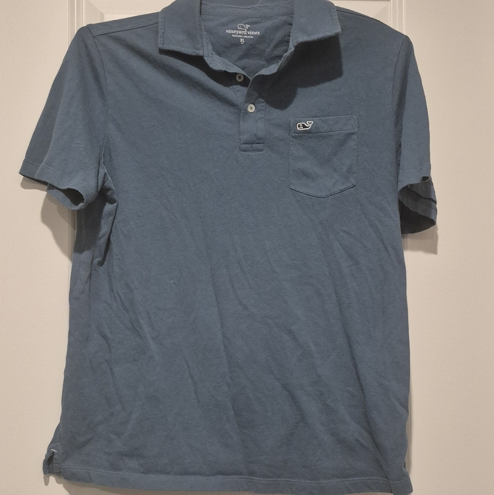 Vineyard Vines Youth Classic Teal Polo Shirt